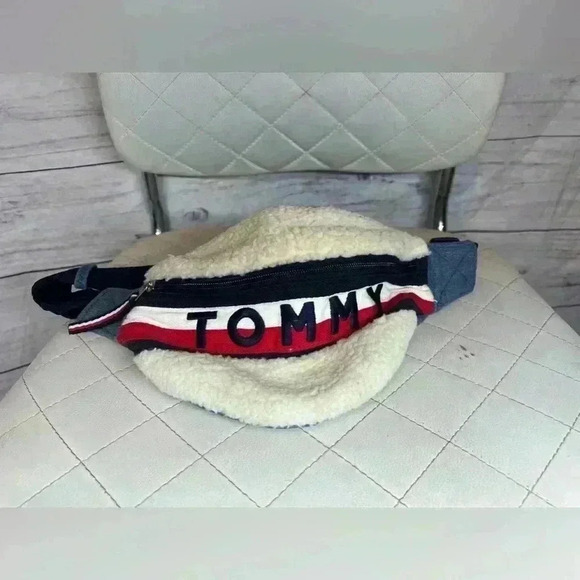 Tommy Hilfiger Handbags - Tommy Hilfiger Flocked cotton denim Fanny Pack